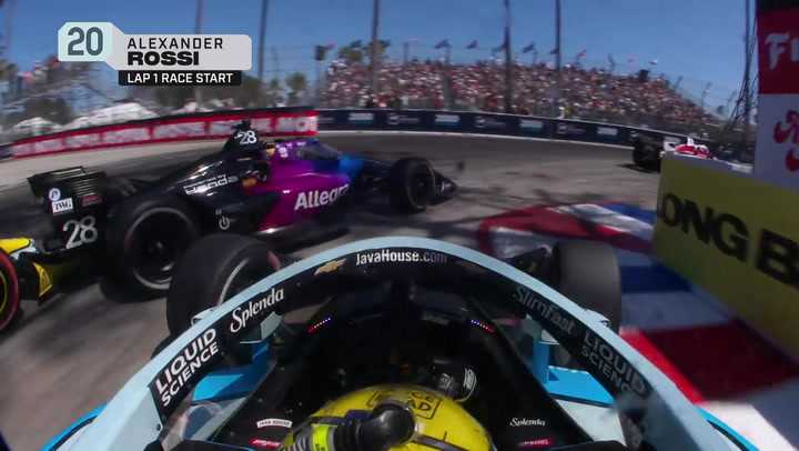 Best Onboard Action from INDYCAR at Long Beach