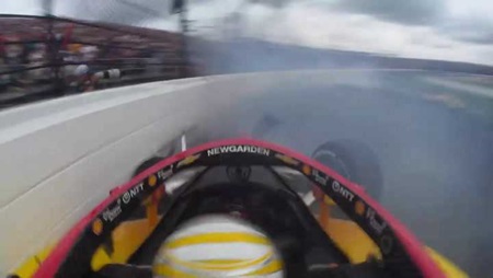 thumbnail for Josef Newgarden Wrecks Out of Indy 500