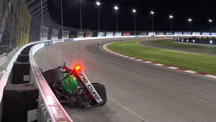 Graham Rahal Out After Heavy Contact in St. Louis