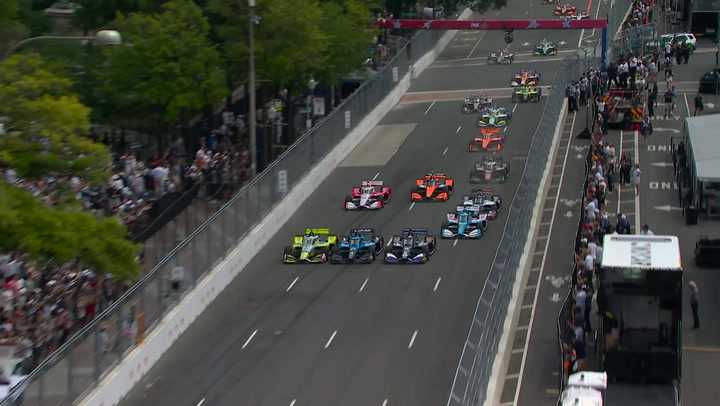 President Trump Waves Green Flag to Start Freedom 250 Grand Prix